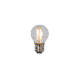 Lucide G45 - Filament lamp - Ø 4,5 cm - LED Dimb. - E27 - 1x4W 2700K - Transparant