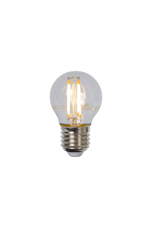 Lucide G45 - Filament lamp - Ø 4,5 cm - LED Dimb. - E27 - 1x4W 2700K - Transparant Lucide G45 - Filament lamp - Ø 4,5 cm - LED Dimb. - E27 - 1x4W 2700K - Transparant