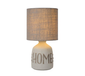 Lucide COSBY - Tafellamp - Ø 16,5 cm - 1xE14 - Grijs