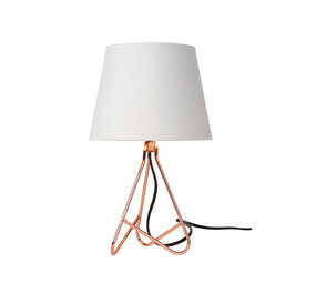 Lucide GITTA - Tafellamp - Ø 17 cm - 1xE14 - Koper Lucide GITTA - Tafellamp - Ø 17 cm - 1xE14 - Koper