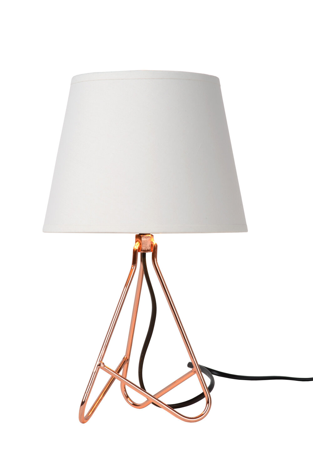 Lucide GITTA - Tafellamp - Ø 17 cm - 1xE14 - Koper