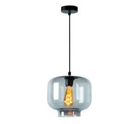 Lucide MEDINE - Hanglamp - Ø 25 cm - 1xE27 - Fumé Lucide MEDINE - Hanglamp - Ø 25 cm - 1xE27 - Fumé