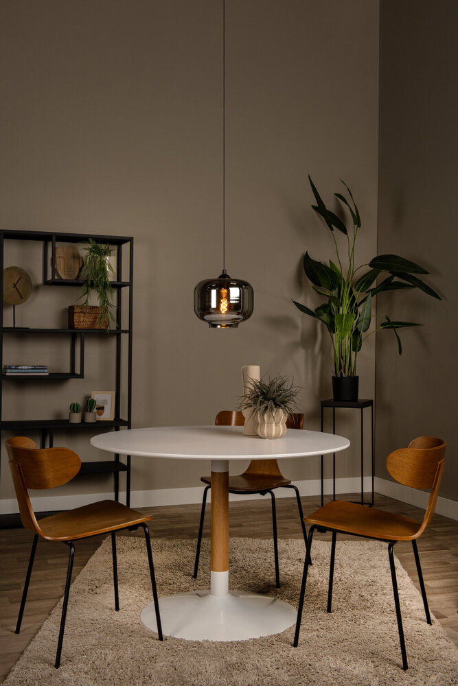 Lucide MEDINE - Hanglamp - Ø 25 cm - 1xE27 - Fumé