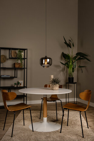 Lucide MEDINE - Hanglamp - Ø 25 cm - 1xE27 - Fumé