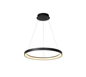 Lucide VIDAL - Hanglamp - Ø 58 cm - LED Dimb. - 1x48W 2700K - Zwart Lucide VIDAL - Hanglamp - Ø 58 cm - LED Dimb. - 1x48W 2700K - Zwart