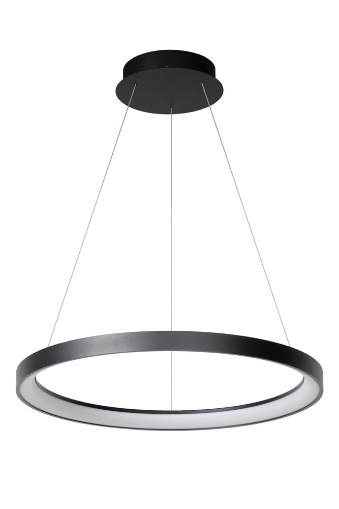 Lucide VIDAL - Hanglamp - Ø 58 cm - LED Dimb. - 1x48W 2700K - Zwart