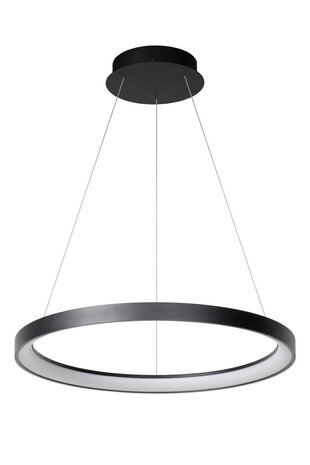 Lucide VIDAL - Hanglamp - Ø 58 cm - LED Dimb. - 1x48W 2700K - Zwart