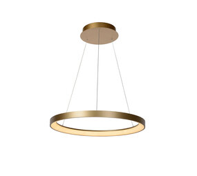 Lucide VIDAL - Hanglamp - Ø 58 cm - LED Dimb. - 1x48W 2700K - Mat Goud / Messing Lucide VIDAL - Hanglamp - Ø 58 cm - LED Dimb. - 1x48W 2700K - Mat Goud / Messing