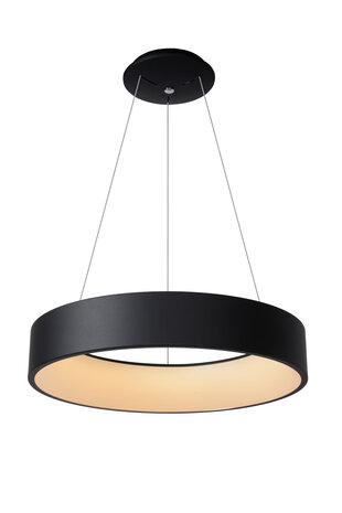 Lucide TALOWE LED - Hanglamp - Ø 60 cm - LED Dimb. - 1x39W 3000K - Zwart Lucide TALOWE LED - Hanglamp - Ø 60 cm - LED Dimb. - 1x39W 3000K - Zwart
