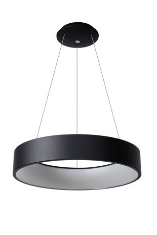 Lucide TALOWE LED - Hanglamp - Ø 60 cm - LED Dimb. - 1x39W 3000K - Zwart Lucide TALOWE LED - Hanglamp - Ø 60 cm - LED Dimb. - 1x39W 3000K - Zwart