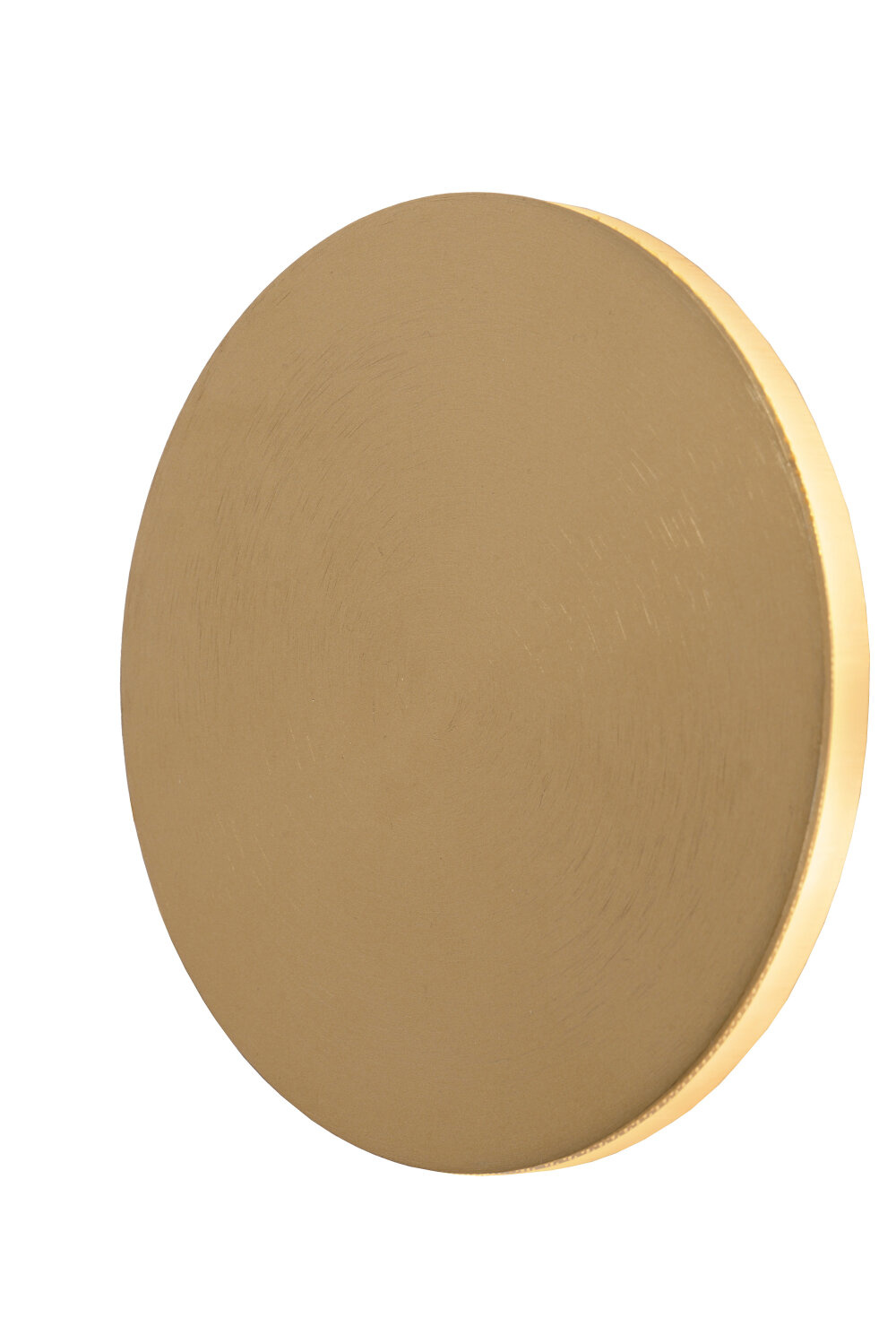 Lucide EKLYPS LED - Wandlamp - Ø 15 cm - LED - 1x7W 3000K - Mat Goud / Messing