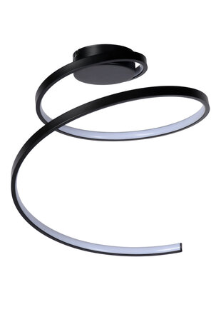 Lucide MAXENCE - Plafonnière - Ø 46 cm - LED 3 StepDim - 1x24W 3000K - Zwart Lucide MAXENCE - Plafonnière - Ø 46 cm - LED 3 StepDim - 1x24W 3000K - Zwart