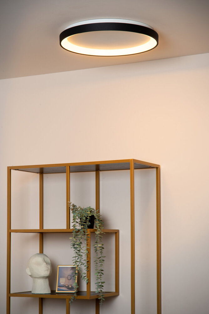 Lucide VIDAL - Plafonnière - Ø 48 cm - LED Dimb. - 1x38W 2700K - Zwart Lucide VIDAL - Plafonnière - Ø 48 cm - LED Dimb. - 1x38W 2700K - Zwart