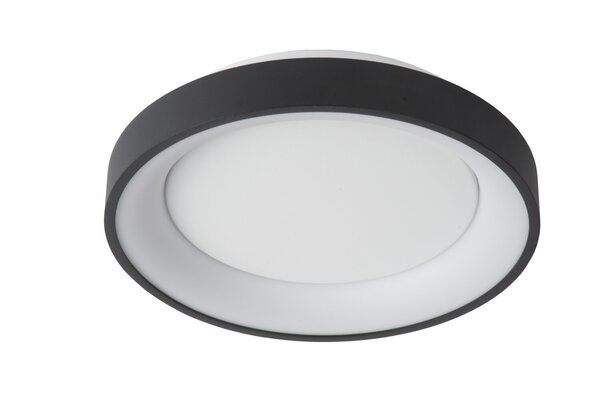 Lucide VIDAL - Plafonnière - Ø 28 cm - LED Dimb. - 1x20W 2700K - Zwart Lucide VIDAL - Plafonnière - Ø 28 cm - LED Dimb. - 1x20W 2700K - Zwart