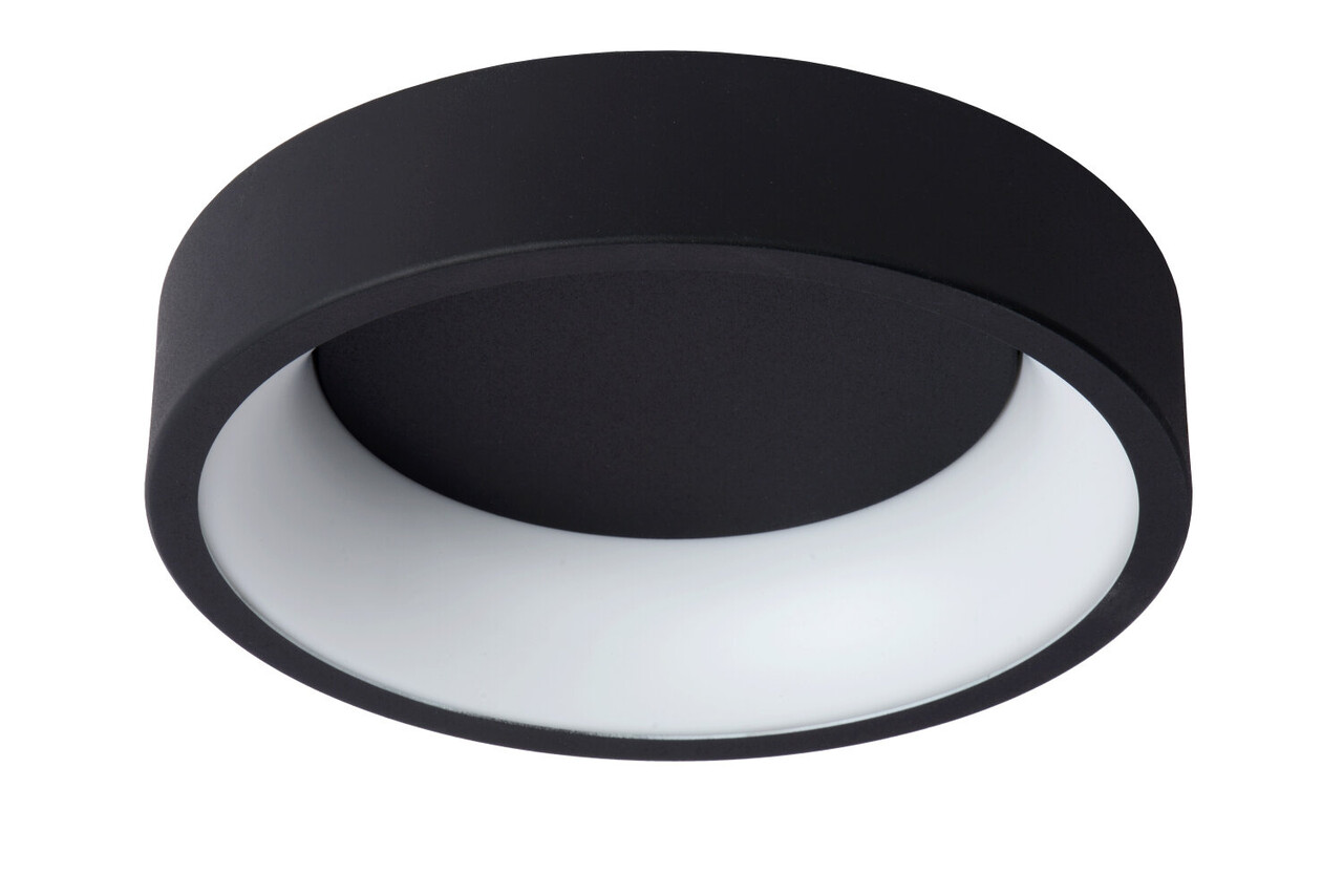 Lucide TALOWE LED - Plafonnière - Ø 30 cm - LED Dimb. - 1x20W 3000K - Zwart Lucide TALOWE LED - Plafonnière - Ø 30 cm - LED Dimb. - 1x20W 3000K - Zwart