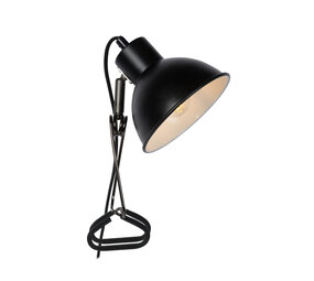 Lucide MOYS - Klemlamp - 1xE27 - Zwart Lucide MOYS - Klemlamp - 1xE27 - Zwart