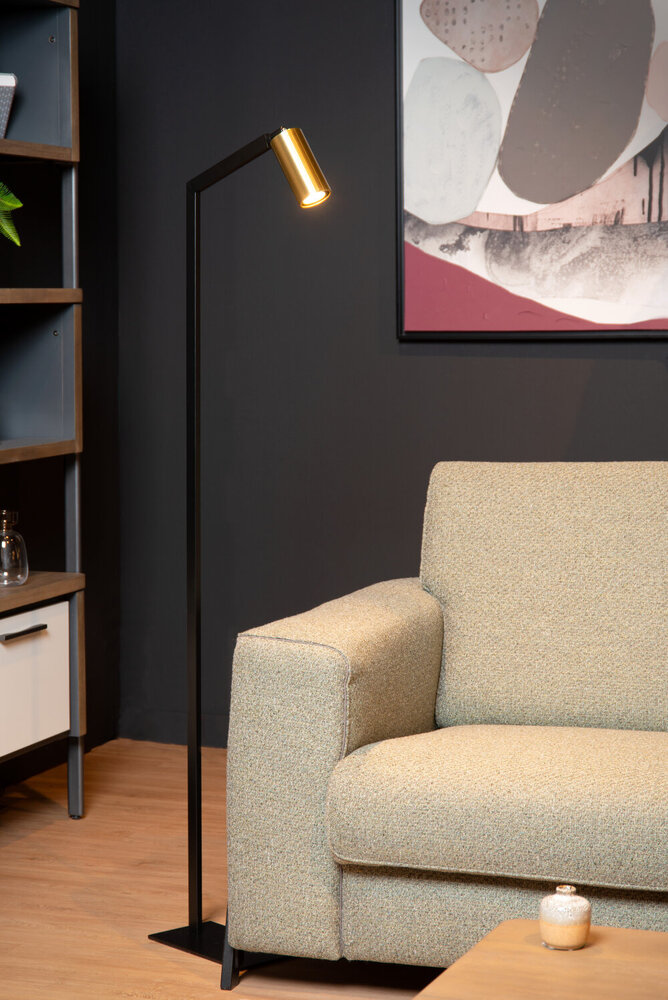 Lucide SYBIL - Leeslamp - 1xGU10 - Zwart Lucide SYBIL - Leeslamp - 1xGU10 - Zwart