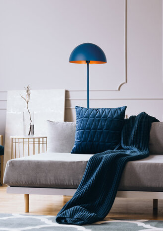 Lucide SIEMON - Vloerlamp - Ø 35 cm - 1xE27 - Blauw Lucide SIEMON - Vloerlamp - Ø 35 cm - 1xE27 - Blauw