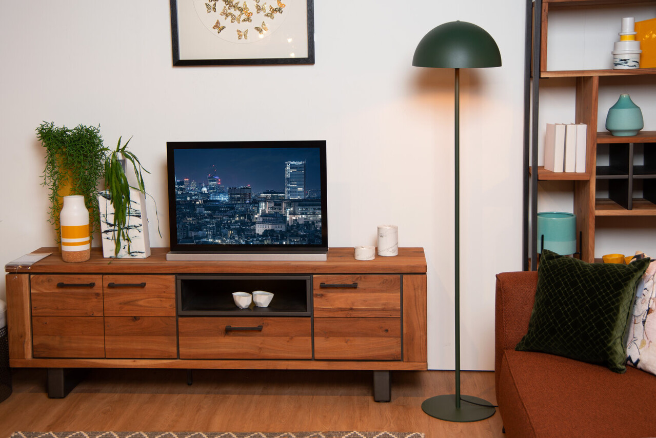 Lucide SIEMON - Vloerlamp - Ø 35 cm - 1xE27 - Groen Lucide SIEMON - Vloerlamp - Ø 35 cm - 1xE27 - Groen