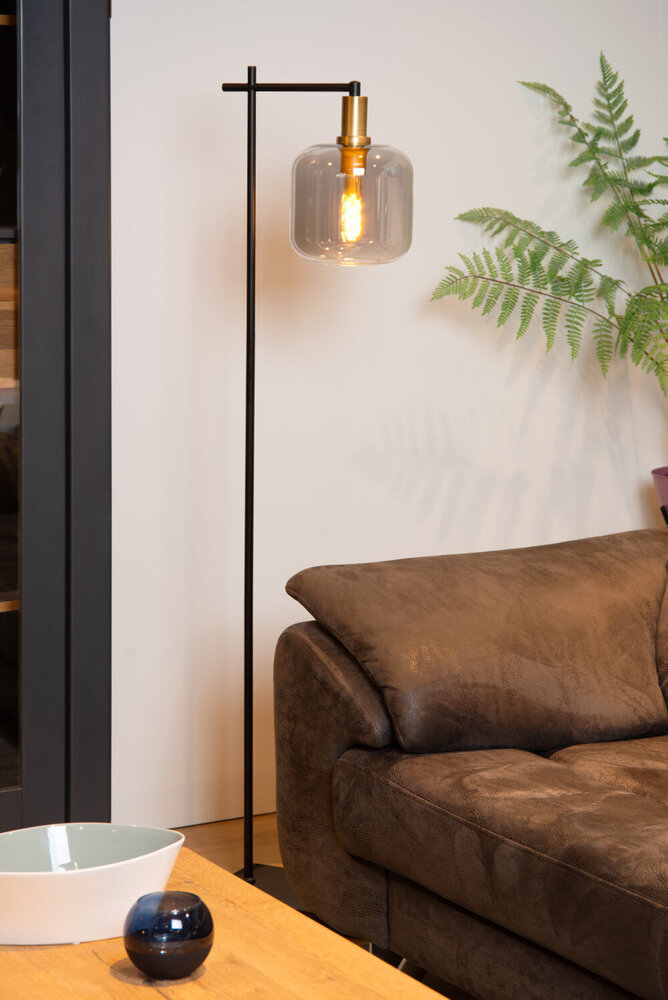 Lucide JOANET - Vloerlamp - 1xE27 - Fumé Lucide JOANET - Vloerlamp - 1xE27 - Fumé