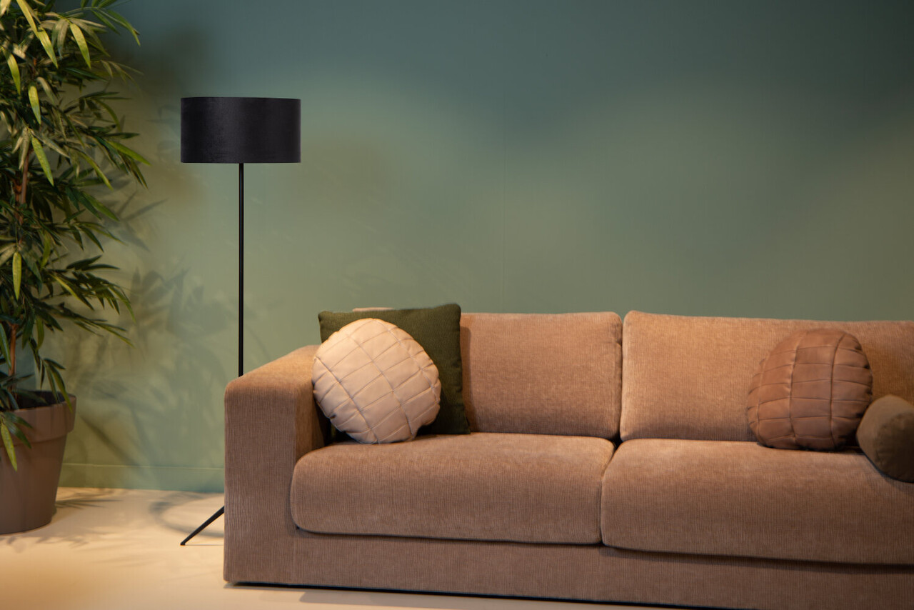 Lucide TONDO - Vloerlamp - Ø 38 cm - 1xE27 - Zwart Lucide TONDO - Vloerlamp - Ø 38 cm - 1xE27 - Zwart