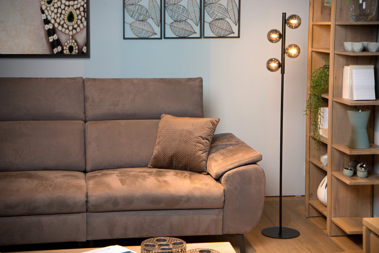 Lucide TYCHO - Vloerlamp - 4xG9 - Zwart Lucide TYCHO - Vloerlamp - 4xG9 - Zwart