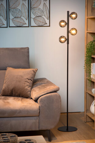 Lucide TYCHO - Vloerlamp - 4xG9 - Zwart Lucide TYCHO - Vloerlamp - 4xG9 - Zwart