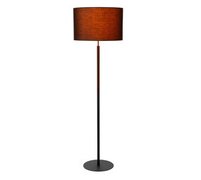 Lucide MAYA - Vloerlamp - Ø 45 cm - 1xE27 - Zwart