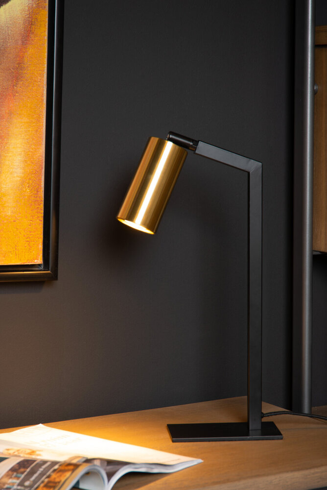 Lucide SYBIL - Bureaulamp - 1xGU10 (MR16) - Zwart Lucide SYBIL - Bureaulamp - 1xGU10 (MR16) - Zwart