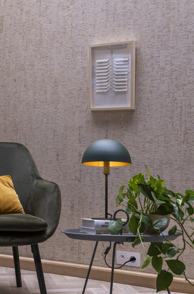 Lucide SIEMON - Tafellamp - Ø 25 cm - 1xE14 - Groen