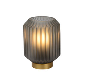 Lucide SUENO - Tafellamp - Ø 13 cm - 1xE14 - Grijs Lucide SUENO - Tafellamp - Ø 13 cm - 1xE14 - Grijs