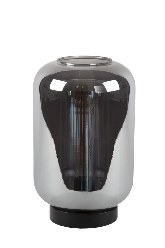 Lucide JOANET - Tafellamp - Ø 22 cm - 1xE27 - Fumé Lucide JOANET - Tafellamp - Ø 22 cm - 1xE27 - Fumé