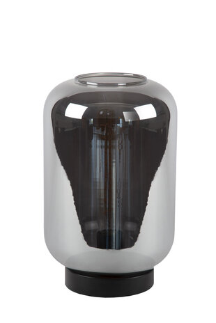 Lucide JOANET - Tafellamp - Ø 22 cm - 1xE27 - Fumé Lucide JOANET - Tafellamp - Ø 22 cm - 1xE27 - Fumé