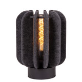 Lucide RAFAL - Tafellamp - Ø 23 cm - 1xE27 - Grijs Lucide RAFAL - Tafellamp - Ø 23 cm - 1xE27 - Grijs