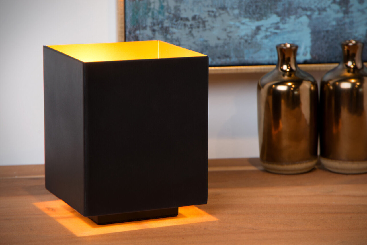 Lucide SUZY - Tafellamp - 1xE14 - Zwart Lucide SUZY - Tafellamp - 1xE14 - Zwart