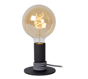 Lucide MARIT - Tafellamp - 1xE27 - Zwart