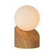 Lucide LEN - Tafellamp - Ø 10 cm - 1xG9 - Lichte houtlook