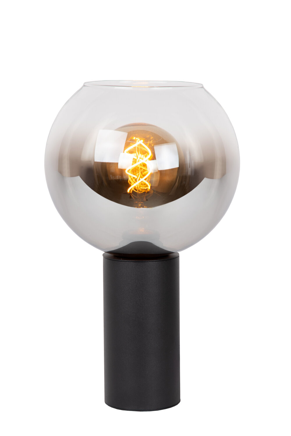 Lucide MARIUS - Tafellamp - Ø 20 cm - 1xE27 - Zwart