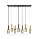 Lucide CORALIE - Hanglamp - 7xE27 - Transparant