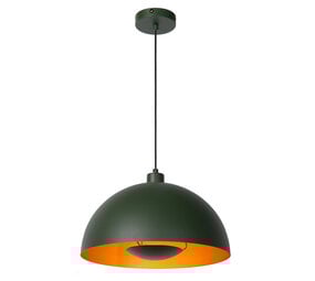 Lucide SIEMON - Hanglamp - Ø 40 cm - 1xE27 - Groen Lucide SIEMON - Hanglamp - Ø 40 cm - 1xE27 - Groen