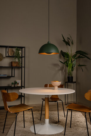 Lucide SIEMON - Hanglamp - Ø 40 cm - 1xE27 - Groen Lucide SIEMON - Hanglamp - Ø 40 cm - 1xE27 - Groen