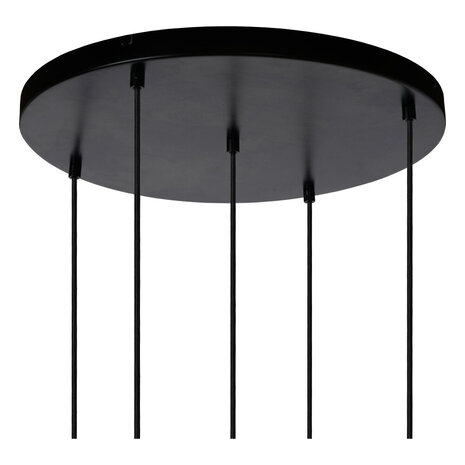 Lucide JOANET - Hanglamp - Ø 66 cm - 5xE27 - Fumé Lucide JOANET - Hanglamp - Ø 66 cm - 5xE27 - Fumé