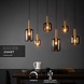 Lucide JOANET - Hanglamp - 2xE27 - Fumé Lucide JOANET - Hanglamp - 2xE27 - Fumé