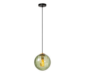 Lucide MONSARAZ - Hanglamp - Ø 25 cm - 1xE27 - Groen Lucide MONSARAZ - Hanglamp - Ø 25 cm - 1xE27 - Groen