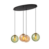 Lucide MONSARAZ - Hanglamp - 4xE27 - Groen Lucide MONSARAZ - Hanglamp - 4xE27 - Groen