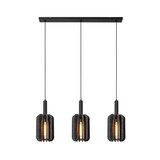 Lucide RAFAL - Hanglamp - 3xE27 - Grijs Lucide RAFAL - Hanglamp - 3xE27 - Grijs
