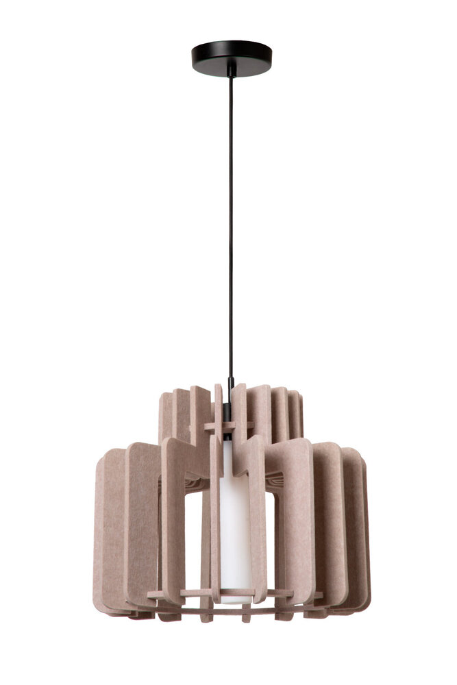 Lucide ROLLO - Hanglamp - 1xE27 - Taupe Lucide ROLLO - Hanglamp - 1xE27 - Taupe