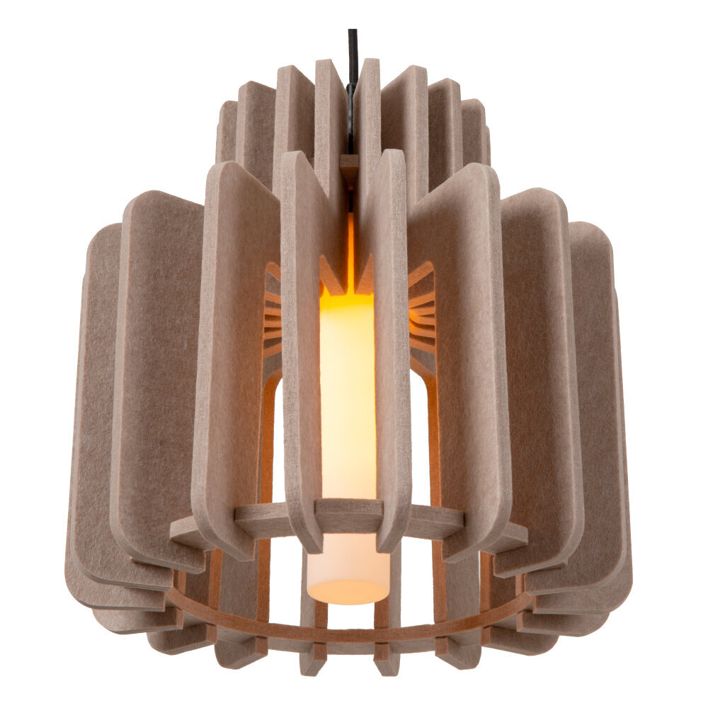 Lucide ROLLO - Hanglamp - 1xE27 - Taupe Lucide ROLLO - Hanglamp - 1xE27 - Taupe
