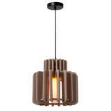 Lucide ROLLO - Hanglamp - 1xE27 - Taupe