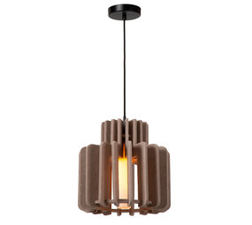 Lucide ROLLO - Hanglamp - 1xE27 - Taupe
